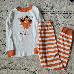 Gymboree Thanksgiving Gobble Turkey Pajama Set 8
